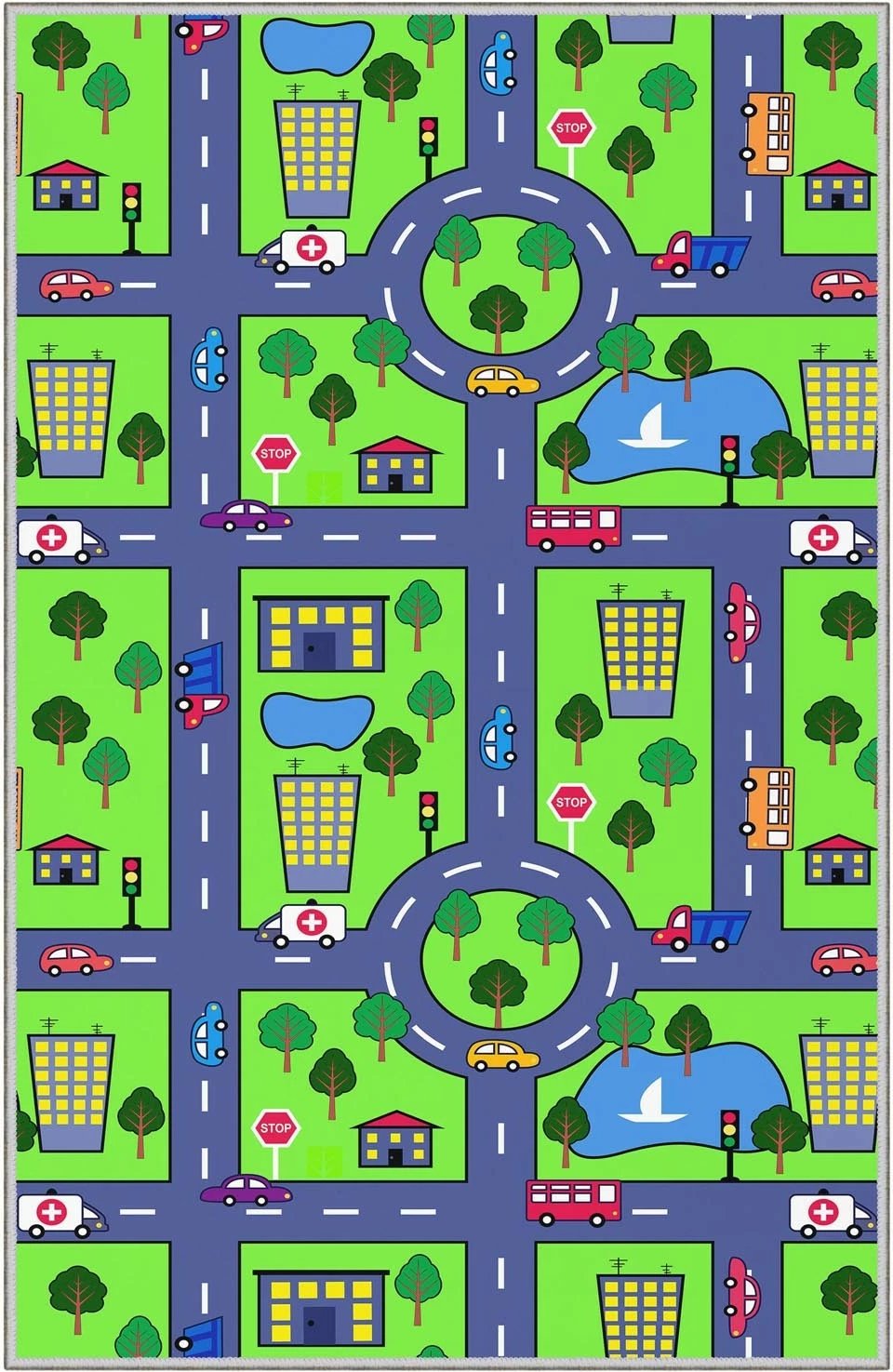 Qilim për fëmijë, shumëngjyrësh, Conceptum Hypnose, HMNT458, 80x120cm