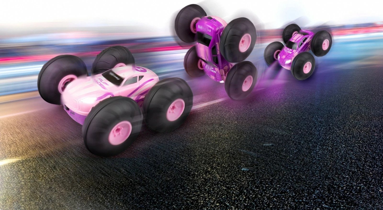 Veture RC Revell Stunt Car Flip Racer, 1:22, rozë