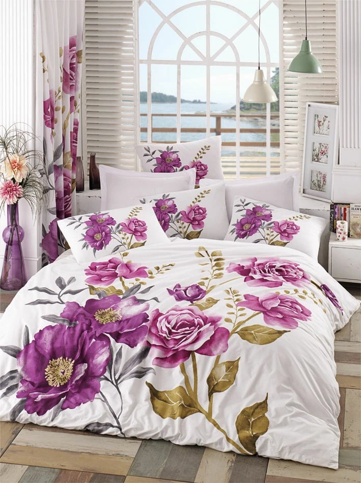 Set mbulesë për jorgan dopio, L'essentiel Celina, ngjyrë rozë Set mbulesë për jorgan dopio, L'essentiel Celina, ngjyrë rozë