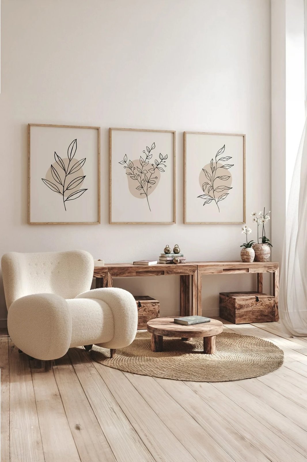 Set pikturash dekorative me kornizë, shumëngjyrëshe, 3 copë, Wallity, 3Dartsohoset32