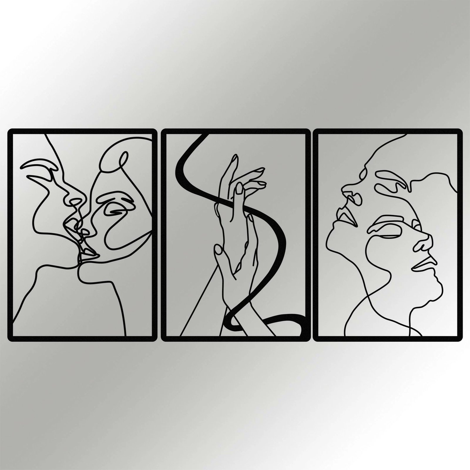 Aksesor dekorativ metalik për mur, Wallity, Bashkimi i Dashnisë