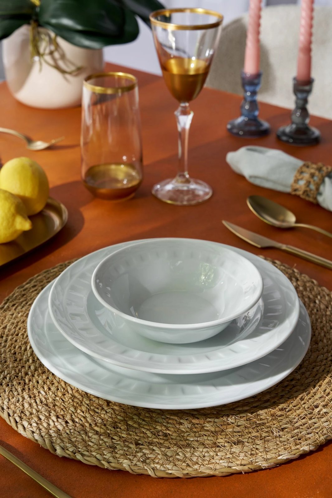 Set darke prej porcelani, 18 pjesë, Hermia Concept, MNT18KY100