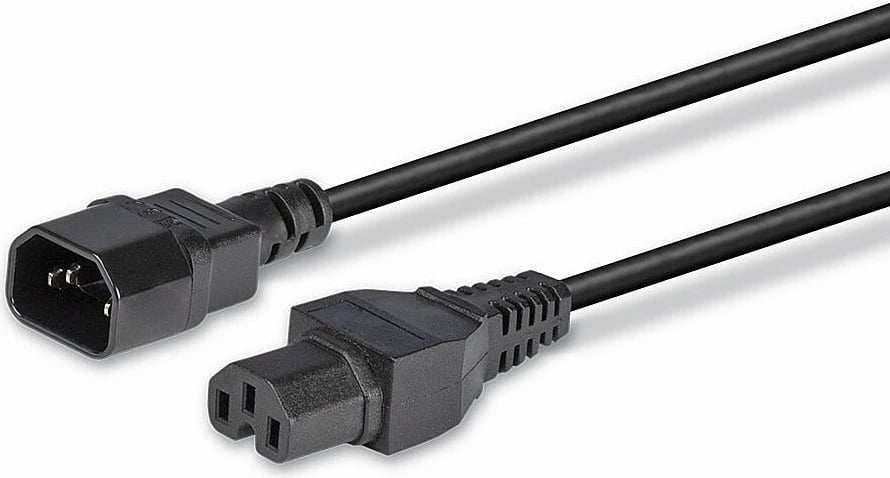 Kabllo energjie LINDY IEC në C15, 2m, e zezë