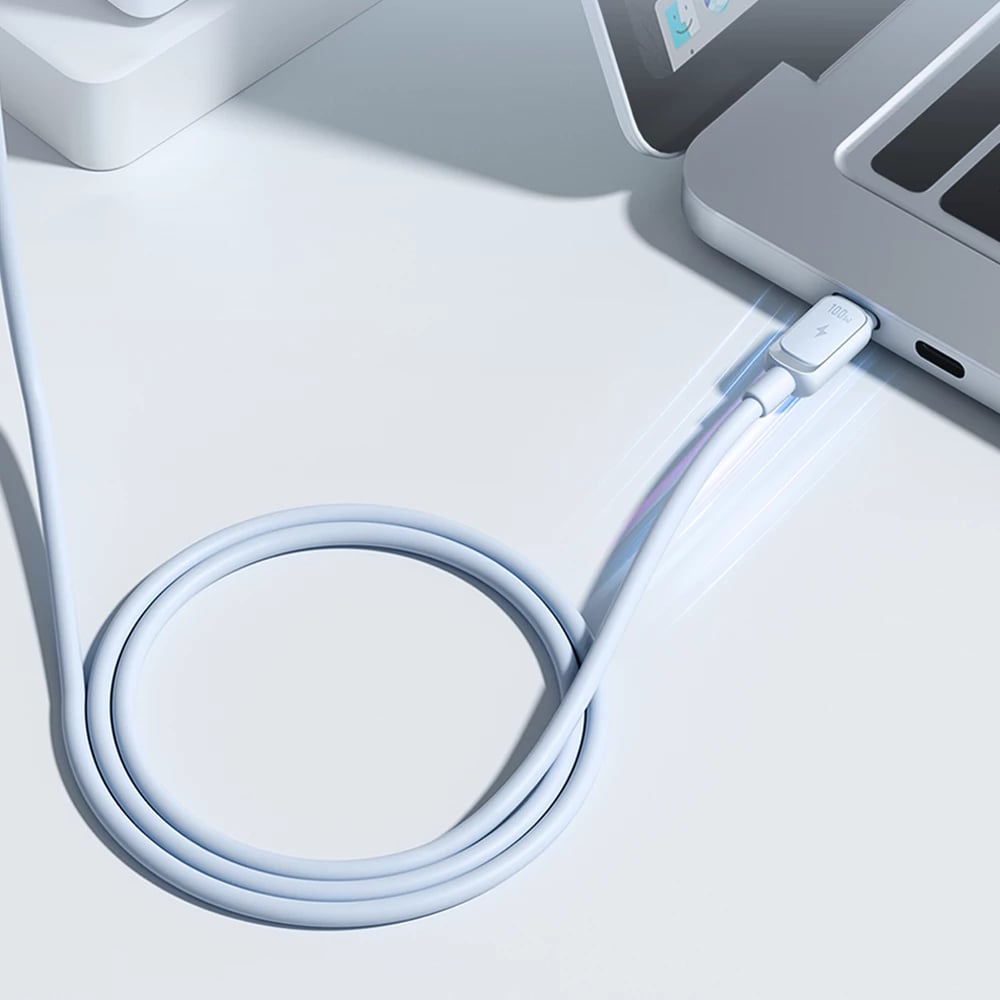 Kabllo USB-C në USB-C Joyroom Multi-Color Series A14, 1.2m, 100W, Kaltër