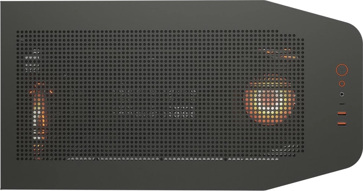 Kasë Cougar FV270 ARGB midi, e zezë