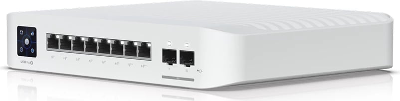 Switch Unifi Pro 8 PoE, 8 porta, Layer 3, 120W, i bardhë