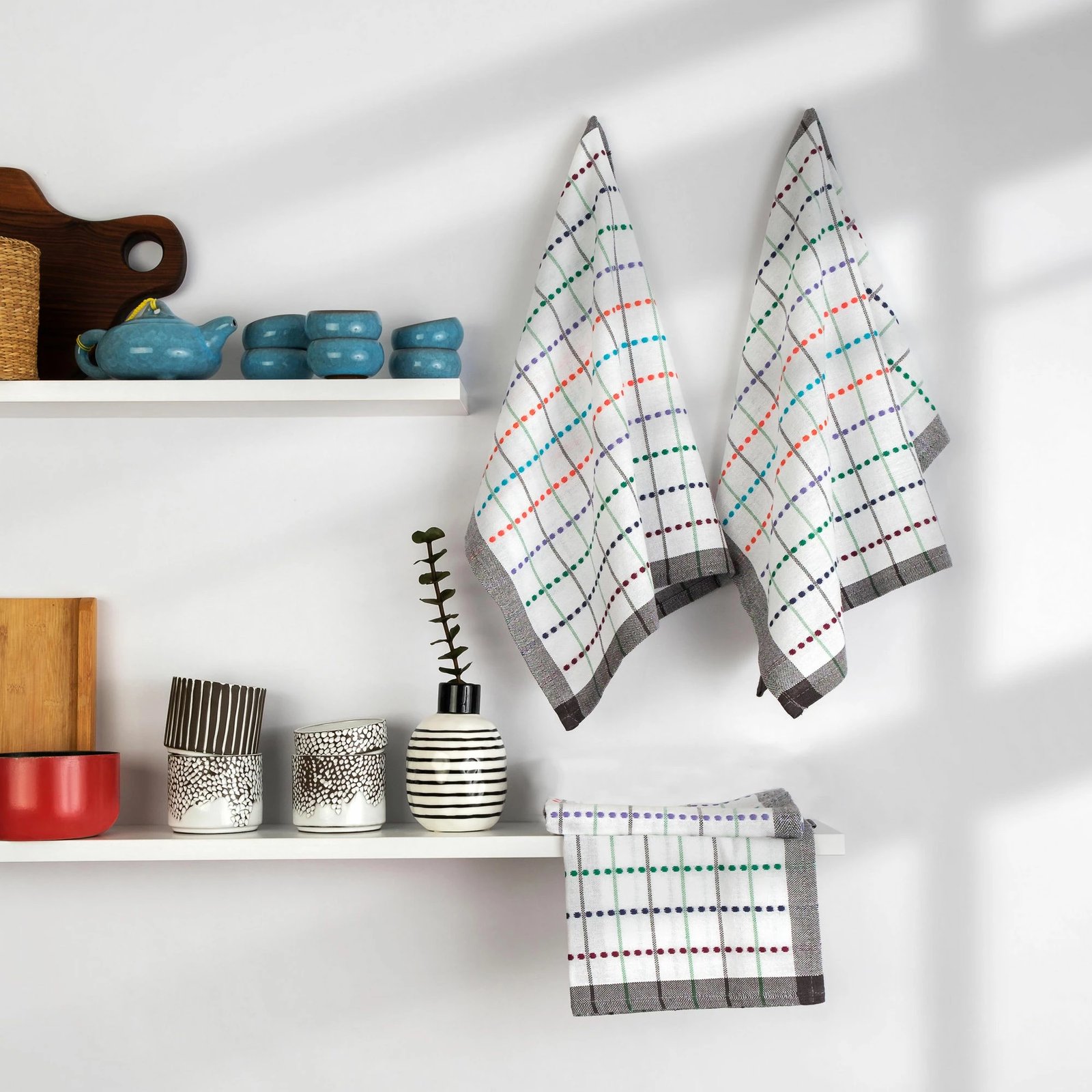 Set peshqirësh për duar (4 copë), Hermia, shumëngjyrësh