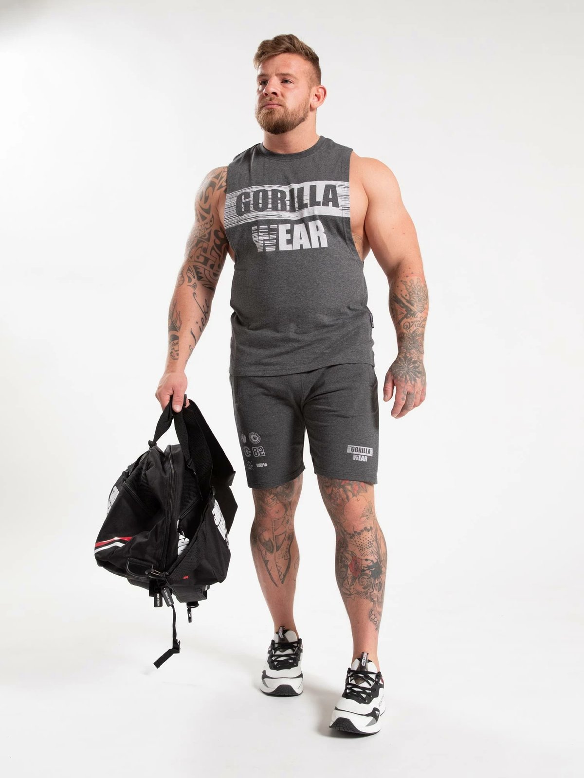 Maice për meshkuj Gorilla, Melange gri e errët