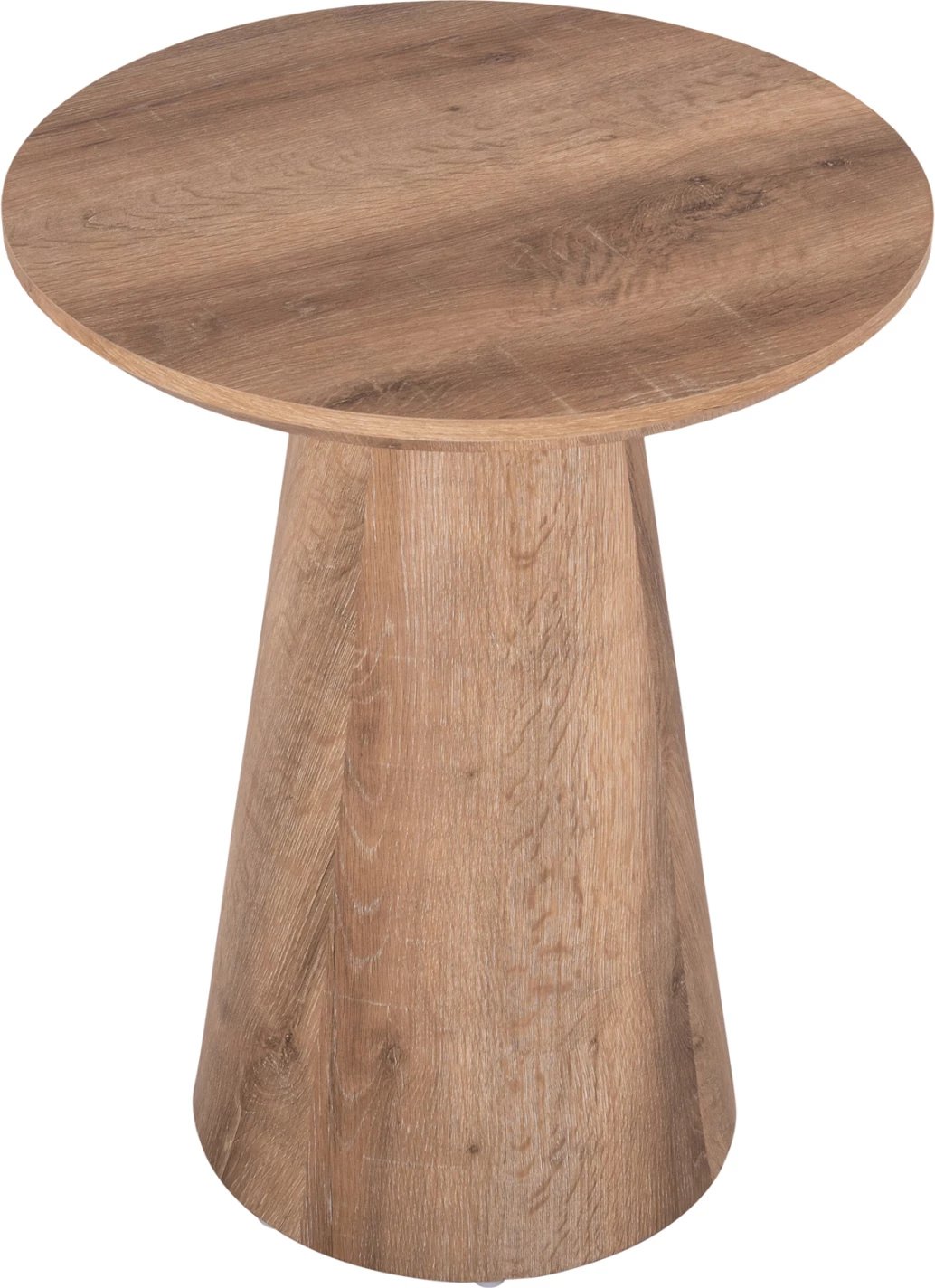 Tavolinë anësore KARAN FH18029 MDF ngjyrë druri natyrale Φ45x56,5Hcm