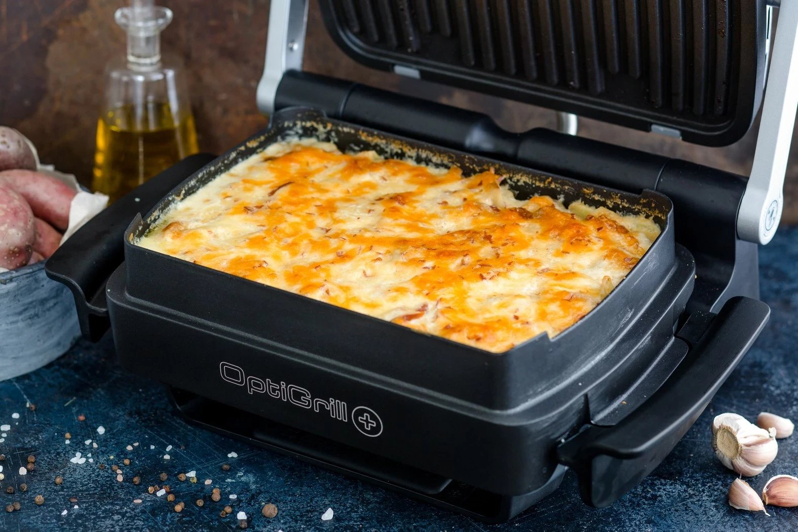 Grill kontakt Tefal GC724D, e zezë