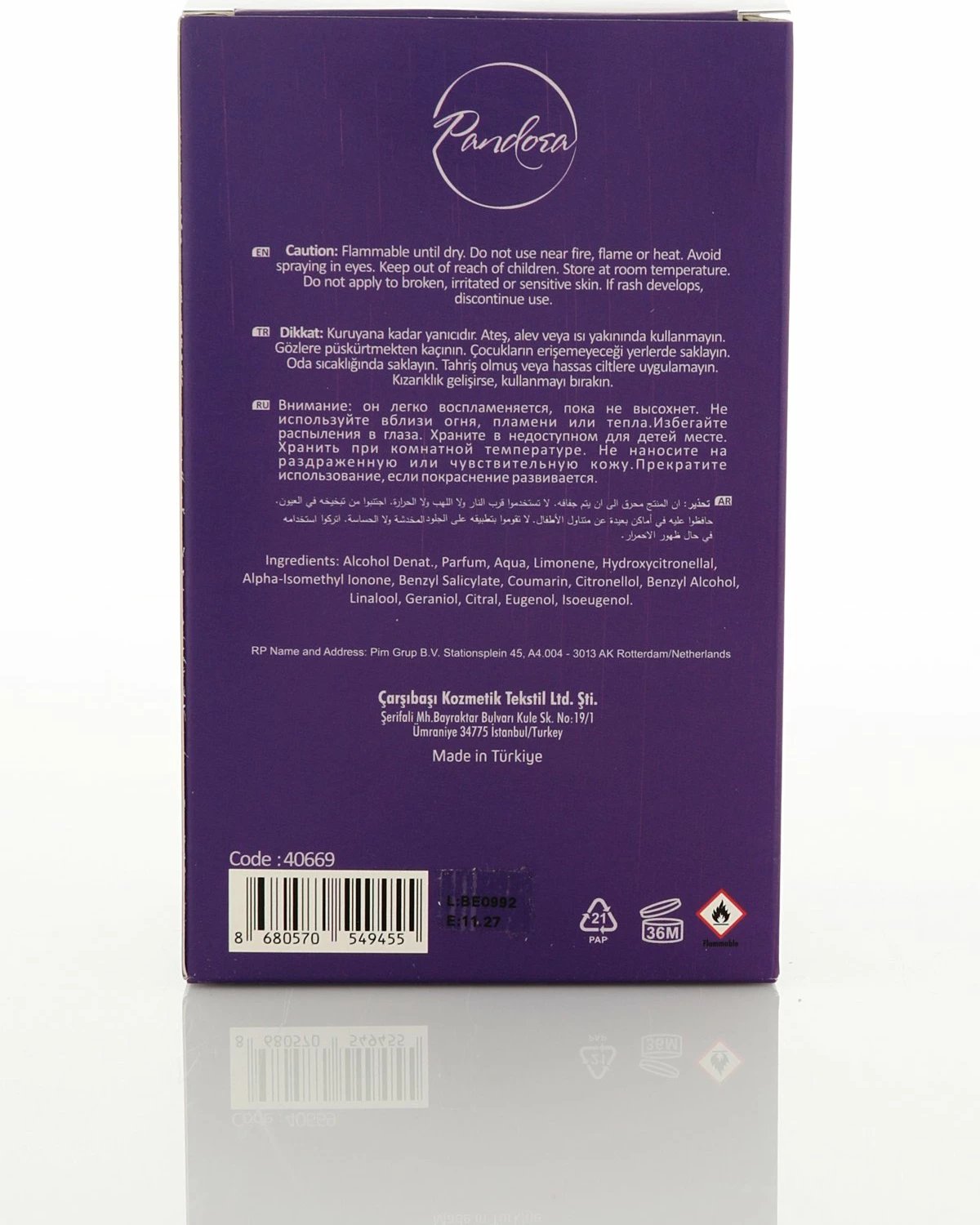 Parfum për gra Alberto Taccini, 40669, 100ml