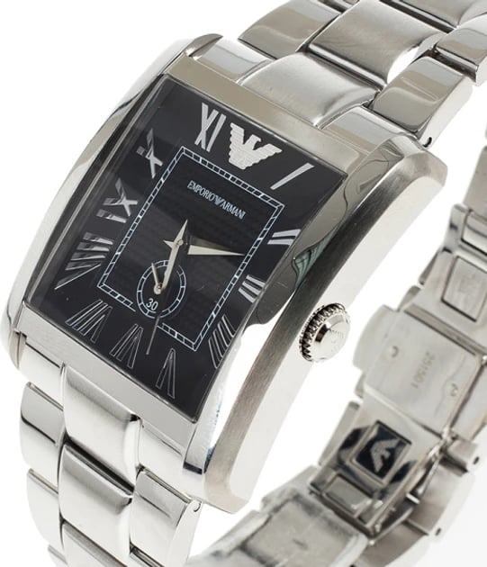 Orë dore për meshkuj Emporio Armani AR1642, 36.5 mm, metalike