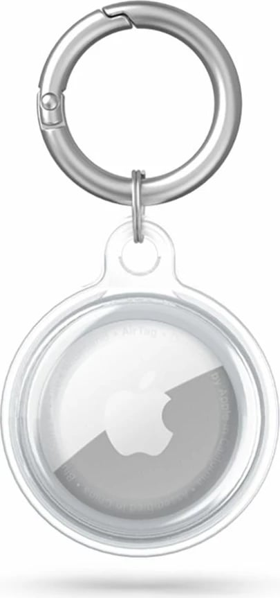 Mbështjellës silikon Tech-Protect Icon për Apple AirTag, transparent