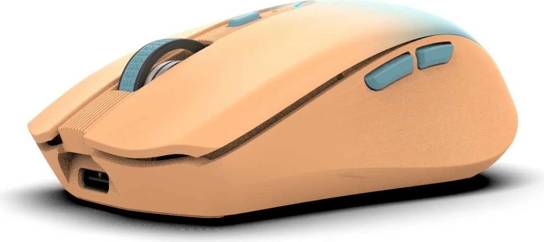 Maus Inca IWM-511RT, wireless & Bluetooth, 1600 DPI, 6 taste, portokalli/blu