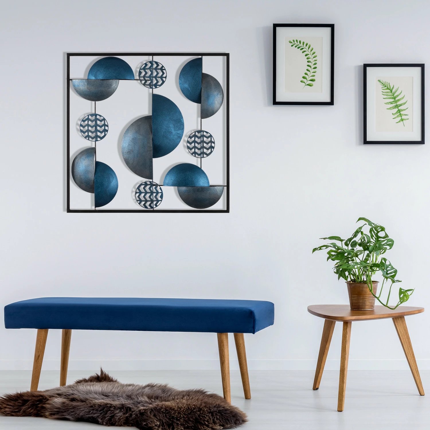 Aksesor dekorativ metalik për mur Wallity, Aurora, CH101-5