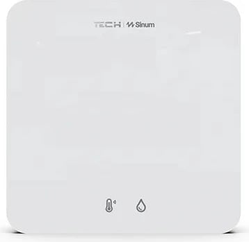 Sensor temperature dhe lagështie me tela Tech Controls C-S1M, zi
