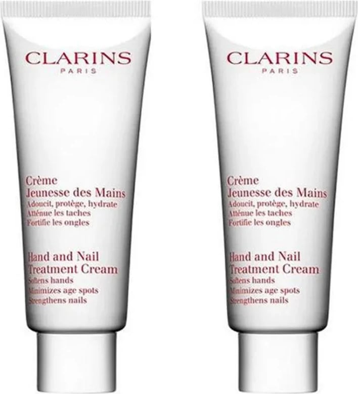 Krem për duar dhe thonj Clarins Hand and Nail Treatment Cream unisex 2x100ml