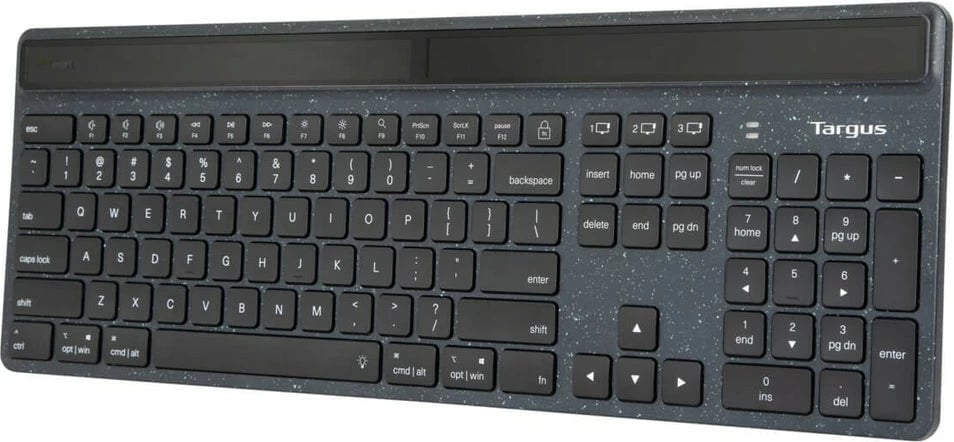 Tastierë Targus EcoSmart, full size, Bluetooth 5.0, ndriçim LED, spanjisht