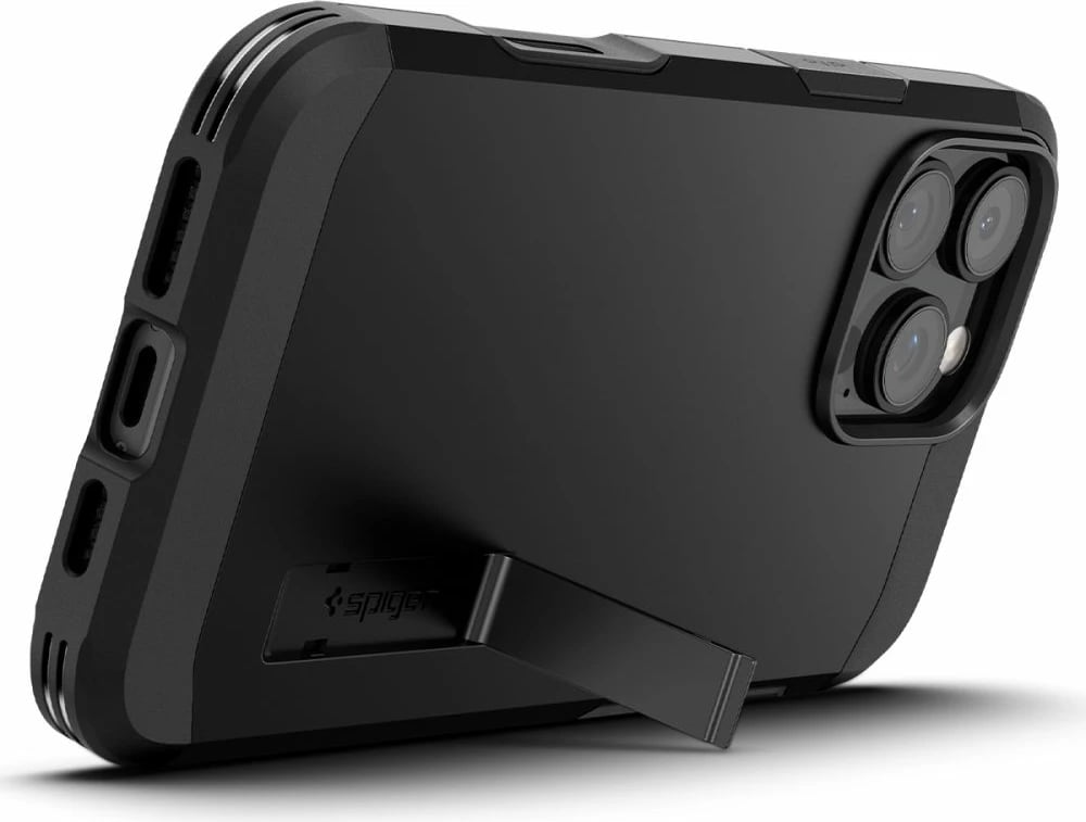 Mbështjellës Spigen Tough Armor T Mag për iPhone 16 Pro, i zi
