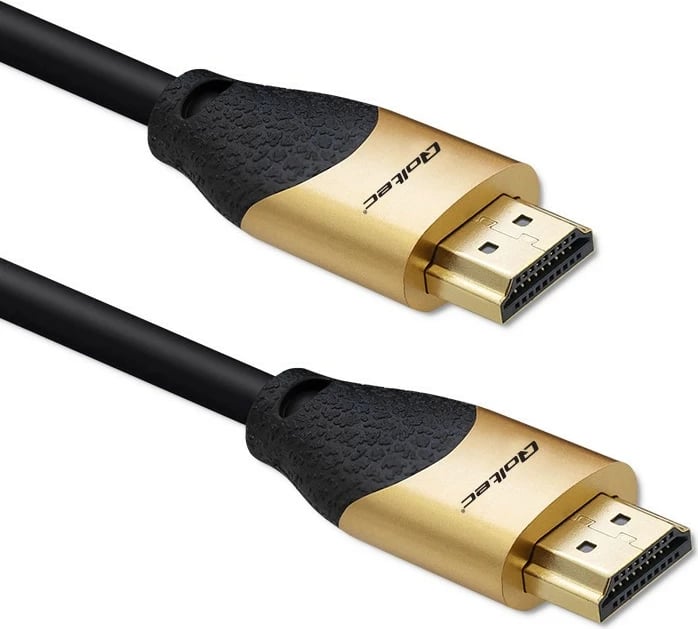 Kabllo HDMI Qoltec 50355, Ultra High Speed 2.1, 2m, 8K, e zezë