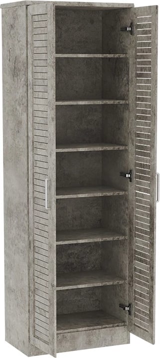 Kabinet këpucësh Sante 21 palë ngjyrë anthracite antike 60x37x183cm