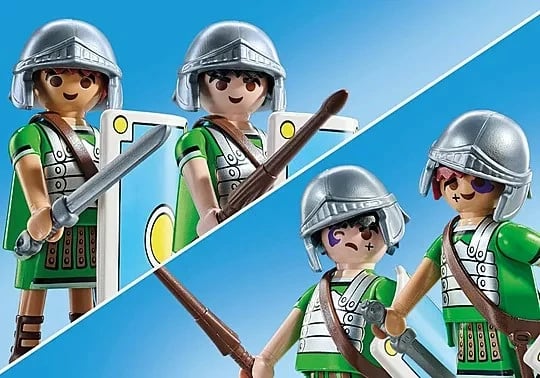 Set lodrash Playmobil Asterix 71829, tendë legjionari me 51 pjesë, shumëngjyrëshe