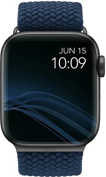 Rrip për Apple Watch UNIQ Aspen, 38/40/41mm, i thurur, Blu