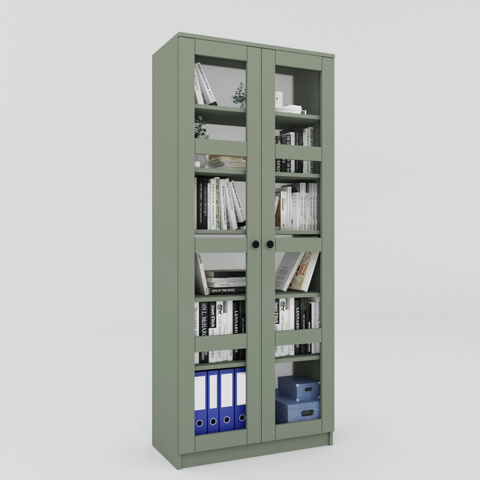 Dollap multifunksional, ngjyrë e gjelbër, Skye Decor Lucas Glass 1600-76