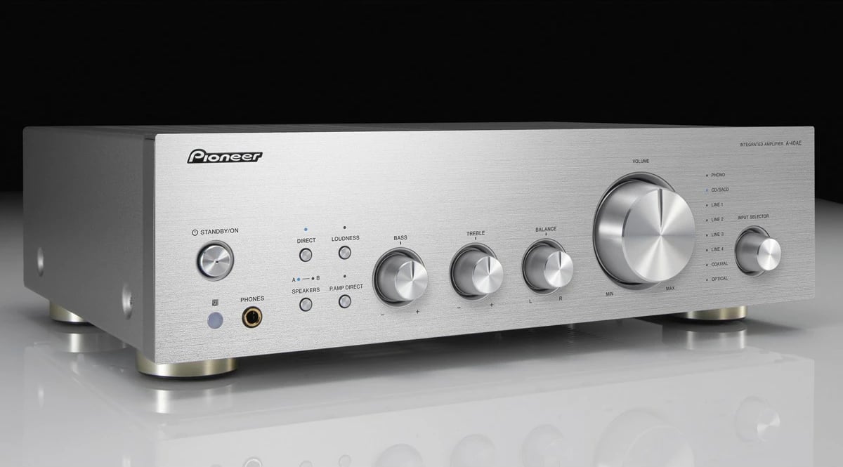 Amplifikator Pioneer A-40AE-S, 150W, argjendtë