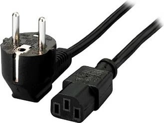 Kabëll rryme EQUIP, C13 në Schuko, 1.8 m, e zezë