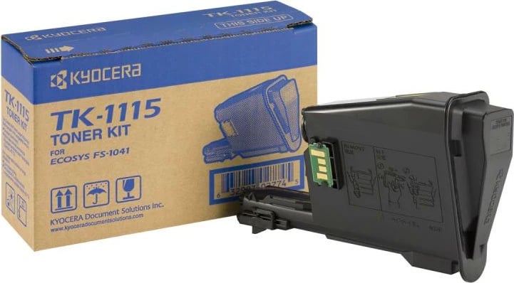 Toner Kyocera TK-1115 (1T02M50NL1/1T02M50NL0) rendiment 1100-1700 faqe i zi