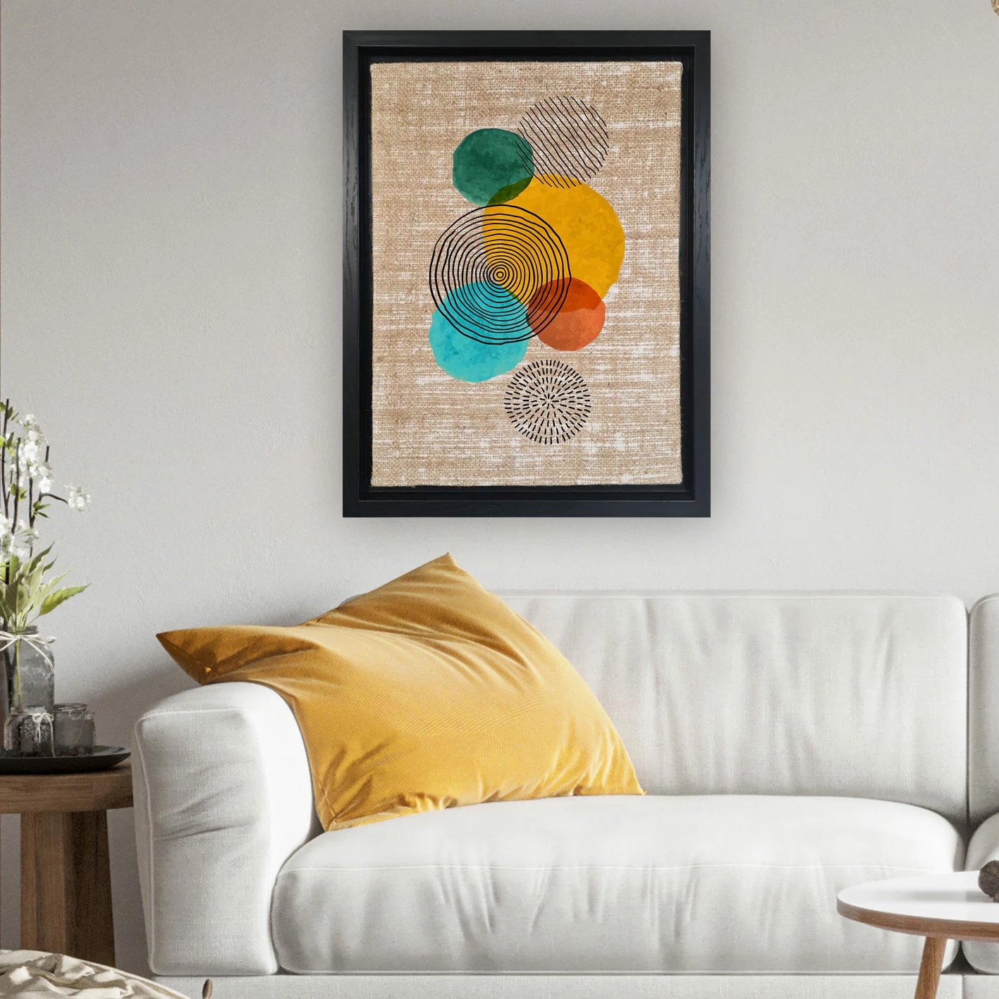 Pikturë dekorative në kanavacë Wallity, LSJ219362251112 - 96136, shumëngjyrëshe, 96x136cm