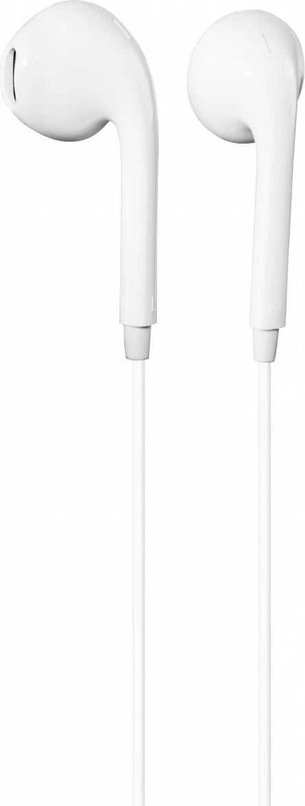 Kufje in-ear Hama 221787 me lidhje Lightning, me mikrofon dhe kontroll volum, kabllo 1.2 m, stereo, të bardha