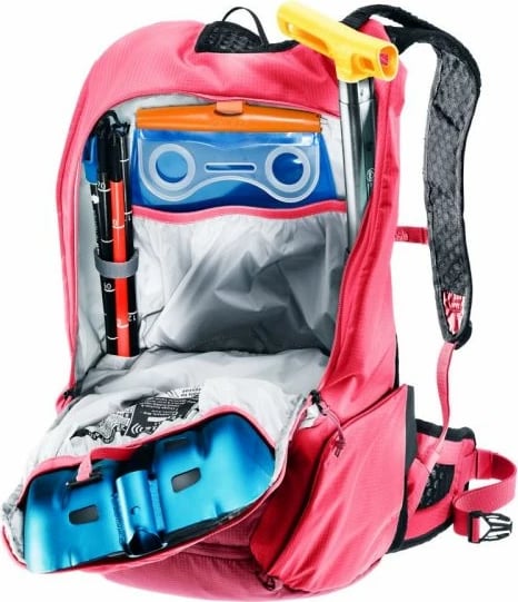 Çantë shpine Deuter për ski, e kuqe Çantë shpine Deuter për ski, e kuqe