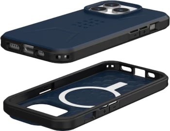 Mbështjellës UAG Civilian MagSafe për iPhone 15 Pro, Blu e errët
