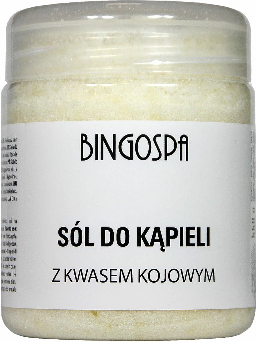 Kripë për banjo uniseks BingoSpa me Acid Kojic 550g