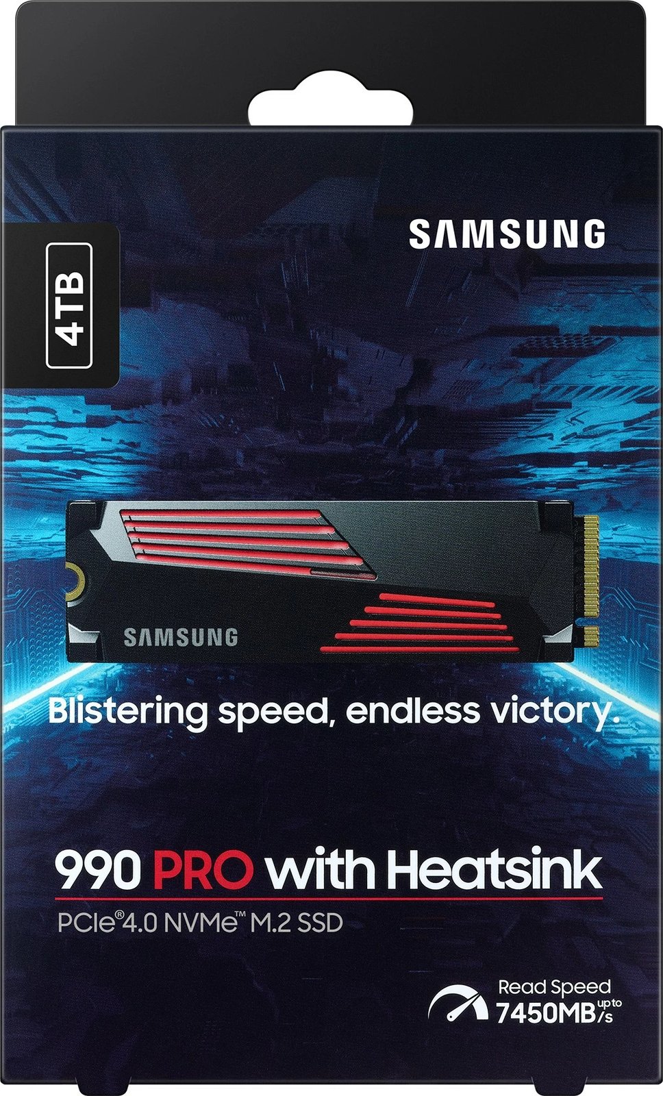 SSD Samsung 990 Pro, 4 TB, M.2, 7450 MB/s