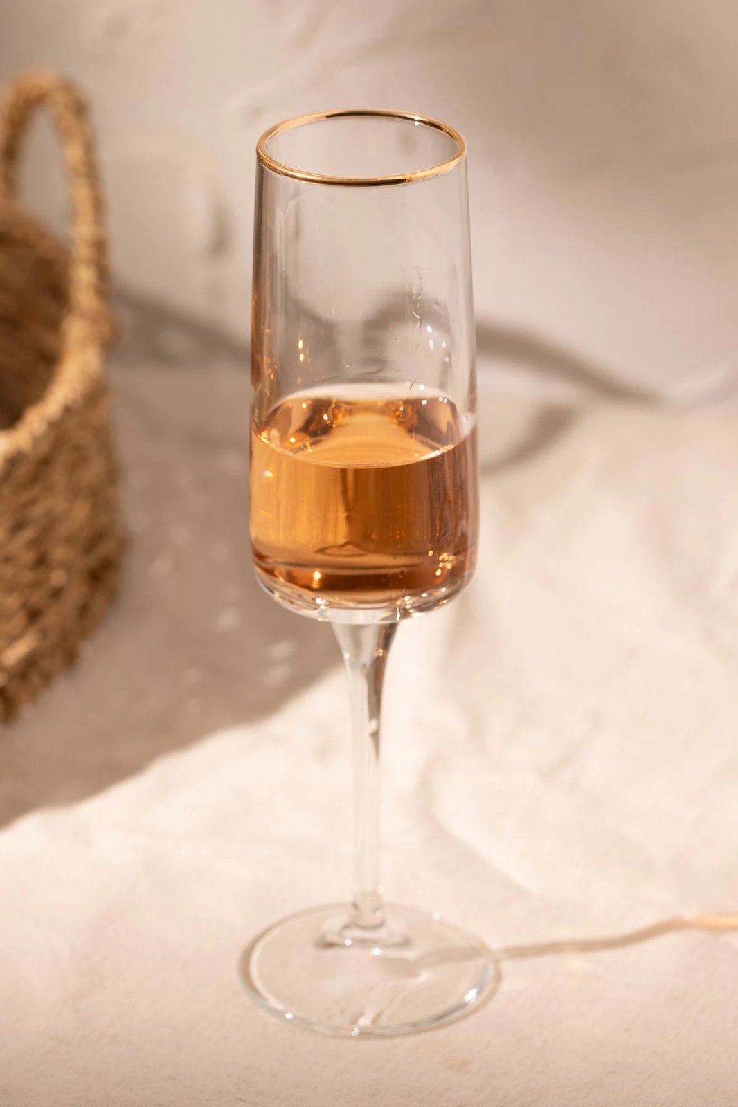 Set gotash (4 copë), Hermia Concept, Bliss 190, ngjyrë ari dhe transparente