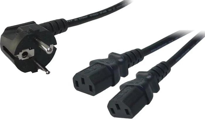 Kabllo energjie për kompjuterë Logilink, e zezë