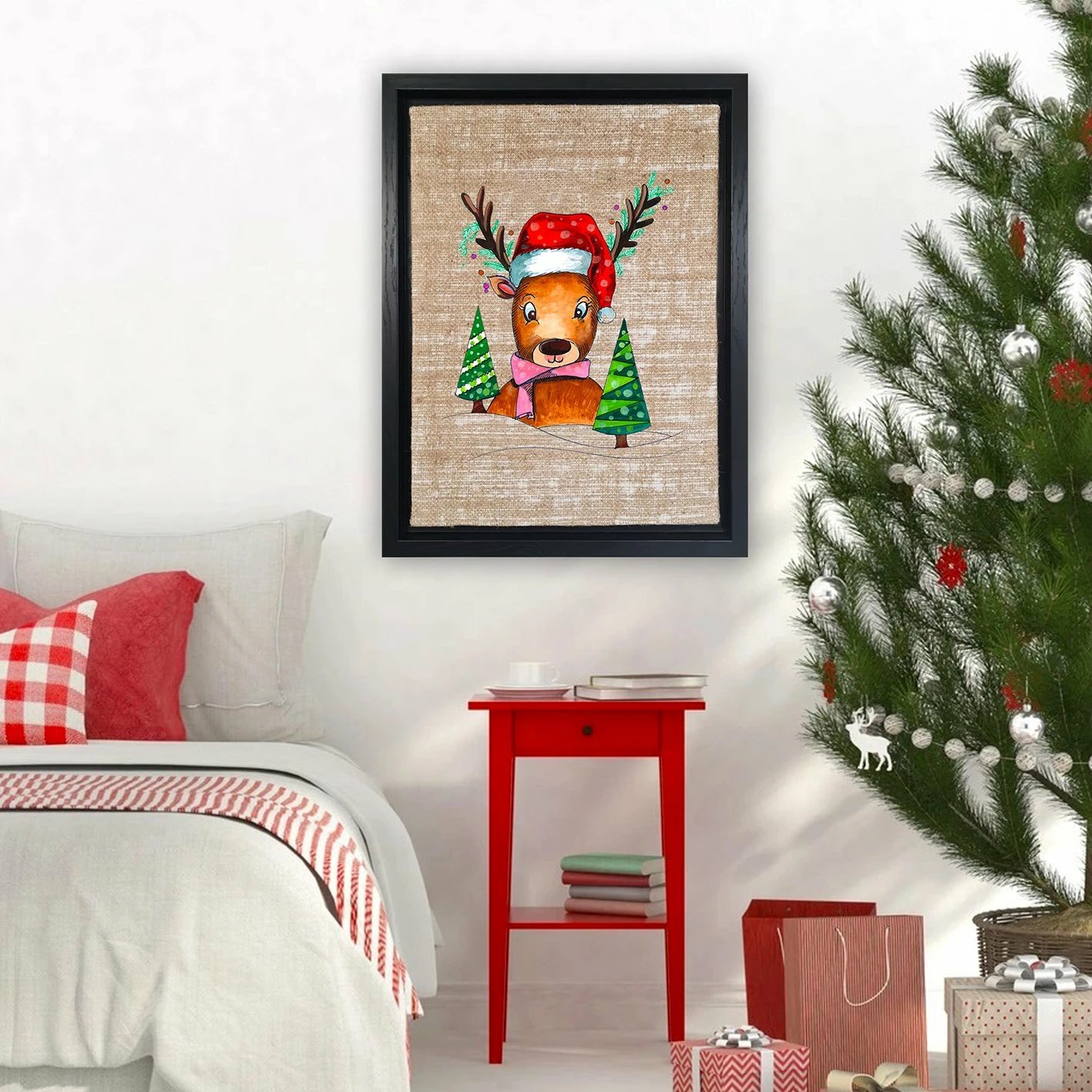 Pikturë dekorative në kanavacë me kornizë, shumëngjyrëshe, Wallity LSJ800750_6696