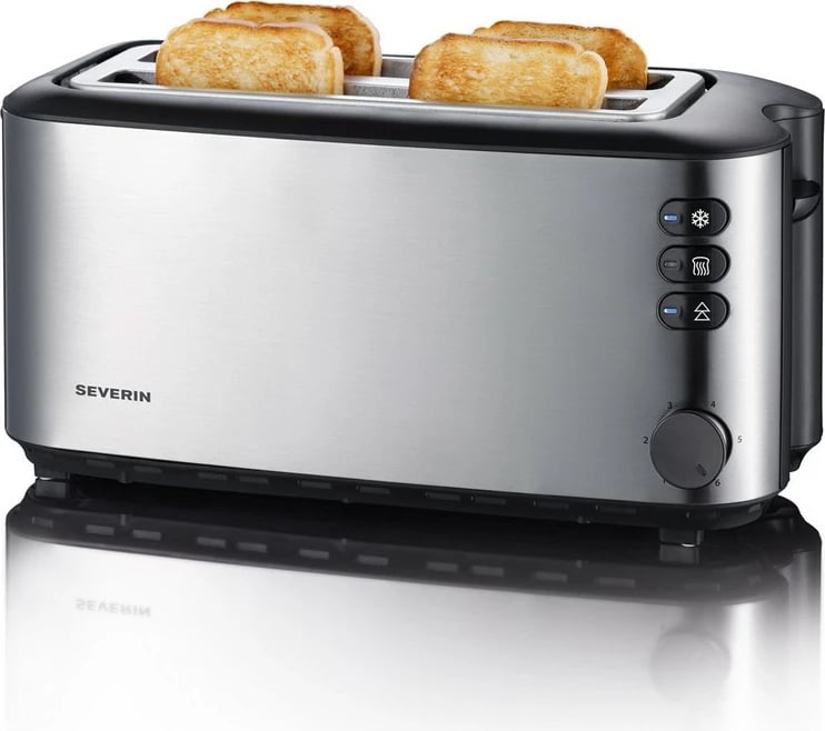 Toster Severin AT 2509, 4 feta, inox, 1400W