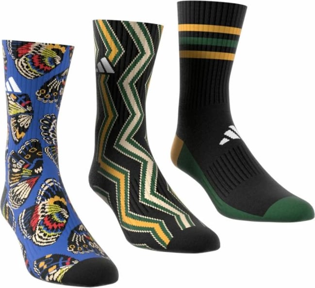 Çorape adidas unisex, shumëngjyrëshe