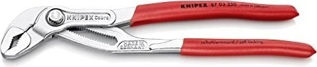 KNIPEX pinca 87 03 250, 250 mm, Plastikë, Kuqe
