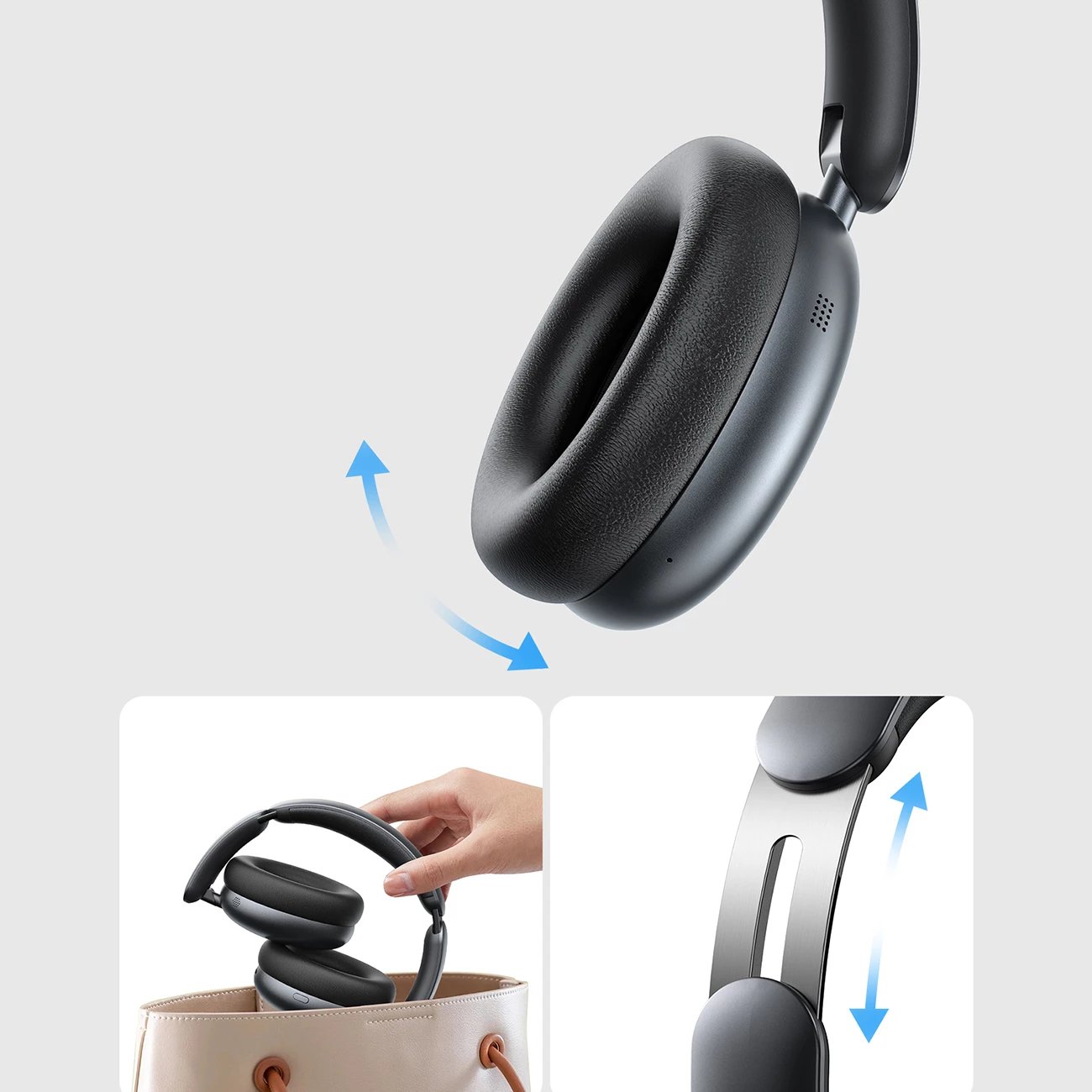 Kufje wireless Joyroom J-Head Series JR-JH1 me ANC, Bluetooth 5.4, të zeza
