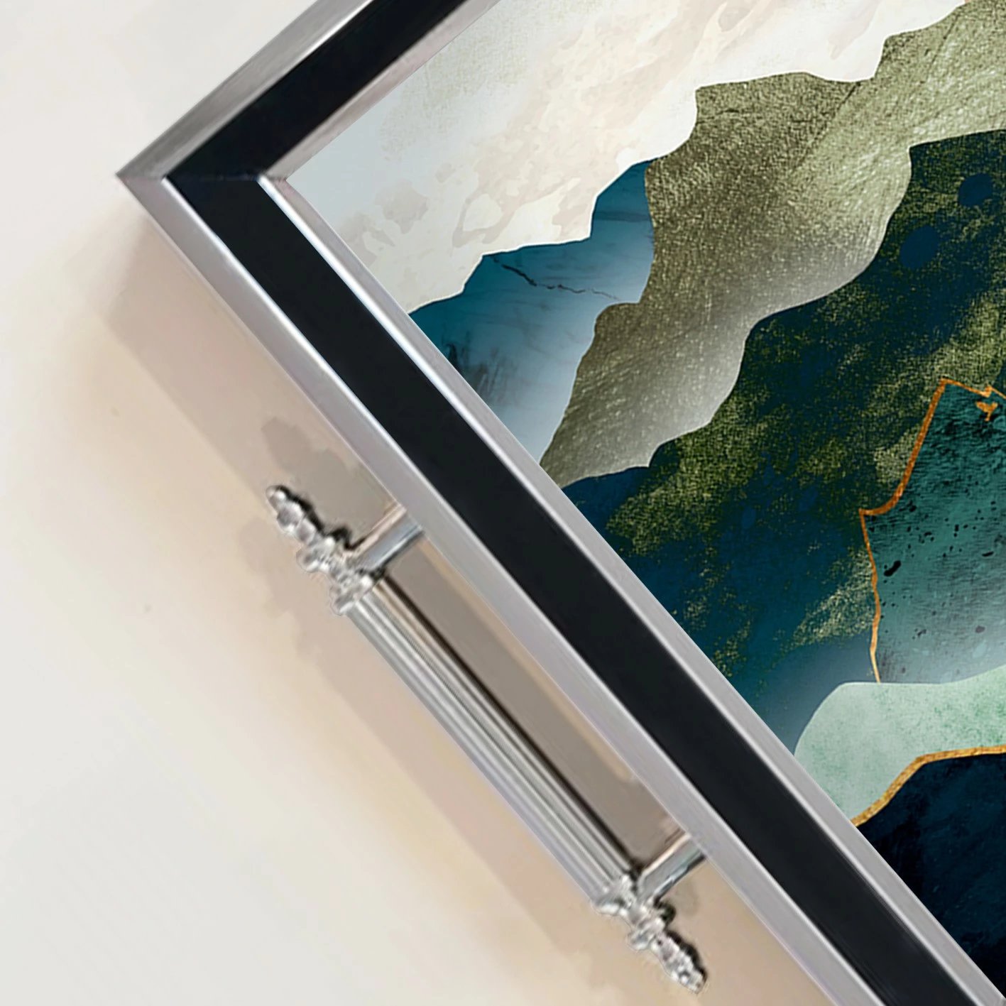 Tabaka prej qelqi, dizajn Aberto, TPG9870, shumëngjyrëshe Tabaka prej qelqi, dizajn Aberto, TPG9870, shumëngjyrëshe