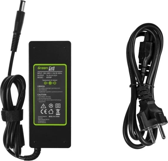 Karikues për laptop Dell, Green Cell AD09P, 90W, i zi