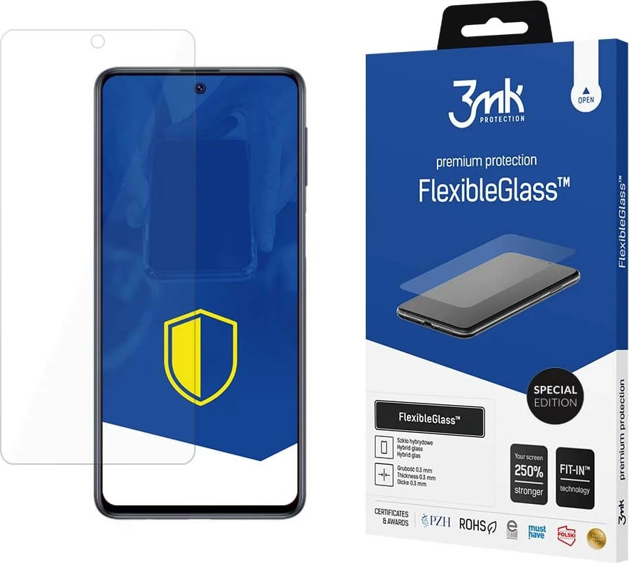 mbrojtës ekrani, 3mk Protection FlexibleGlass Special Edition, për Samsung Galaxy M31s, xham hibrid antibakterial 7H, pa thyerje, 1 copë