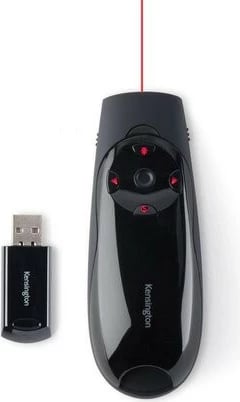Prezantuese Kensington Presenter Expert K72426EU me lazer të gjelbër dhe kursor, e zezë Prezantuese Kensington Presenter Expert K72426EU me lazer të gjelbër dhe kursor, e zezë