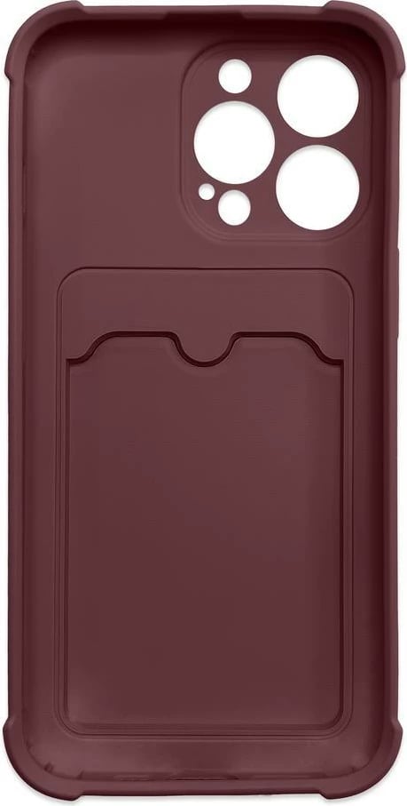 Mbështjellës Hurtel Card Armor për Samsung Galaxy A32, silikon, xhep për kartela, Kuq