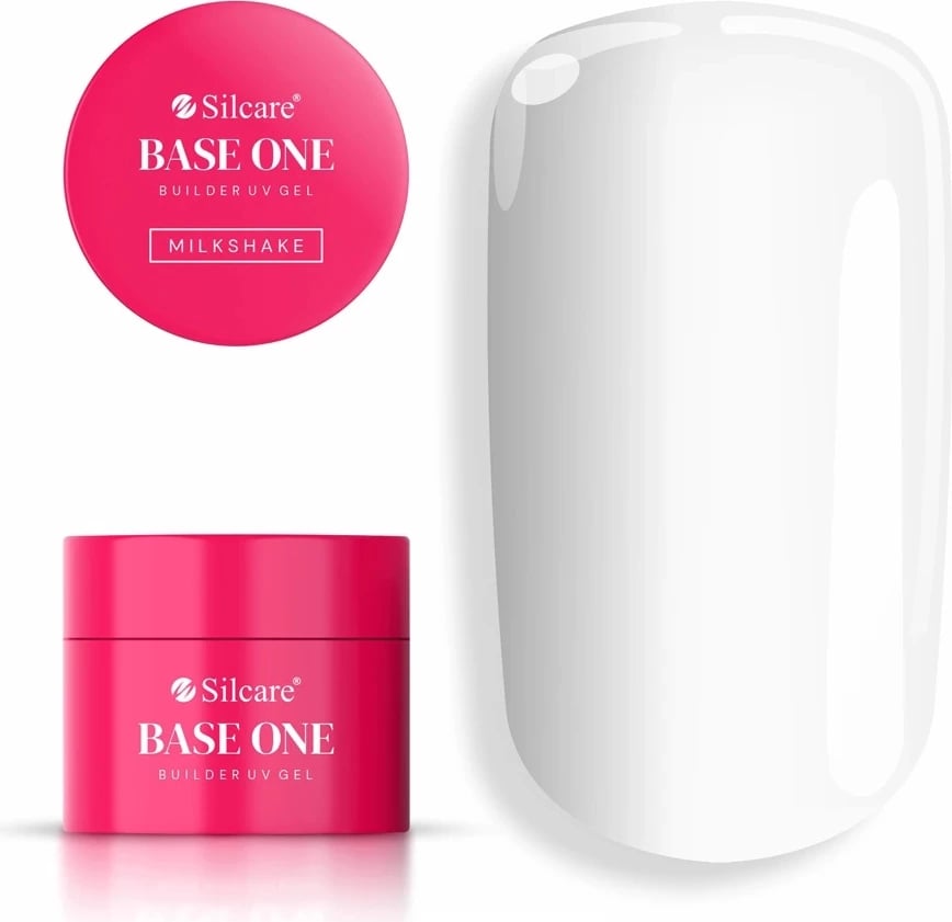 Xhel ndërtues për thonj Silcare Base One Milkshake për femra, Milkshake, 15g